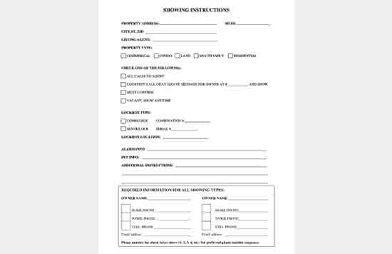 Listing Forms Printing Dubai